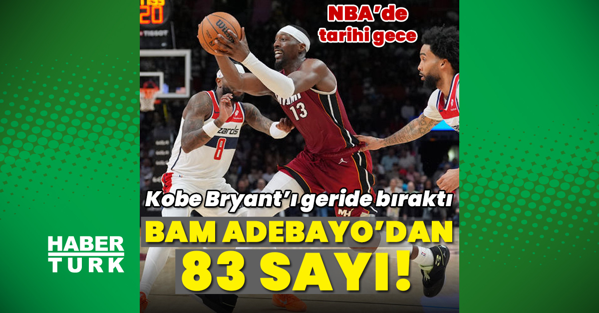 Bam Adebayo, 83 Sayı Atarak Washington'a Mağlup Ediyor