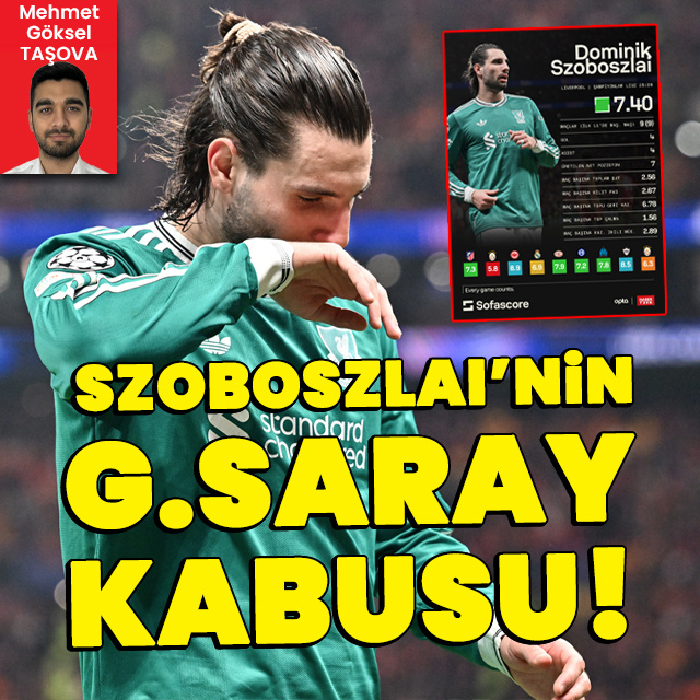 Szoboszlai'nin Galatasaray kabusu!