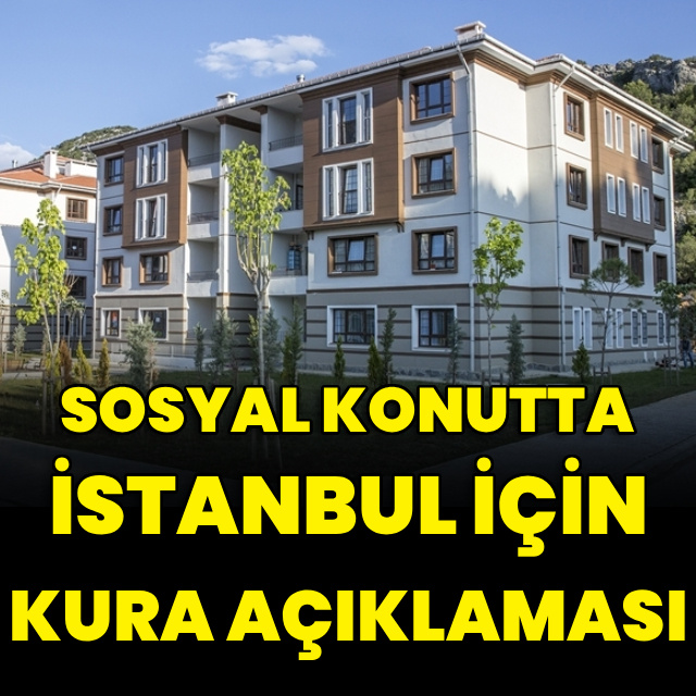 İstanbul'da kura ne zaman çekilecek?