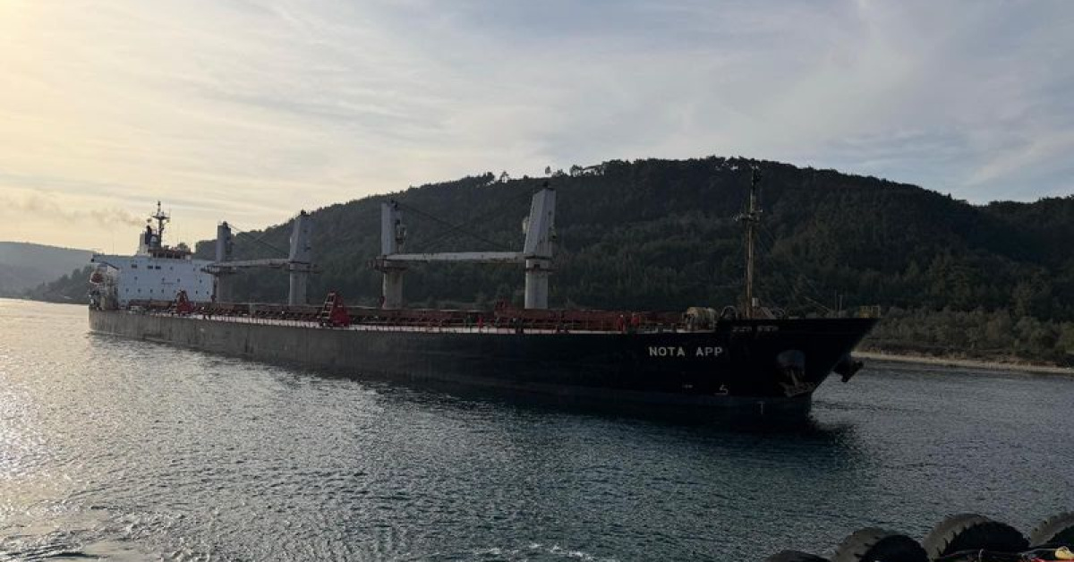 Çanakkale Boğazı'da Gemi Karaya Otuşu