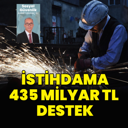 İstihdama 435 milyar TL destek
