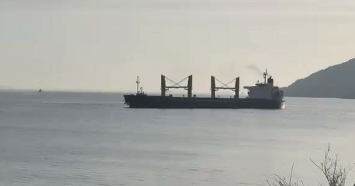 Çanakkale Boğazı'da Gemi Karaya Oturdu