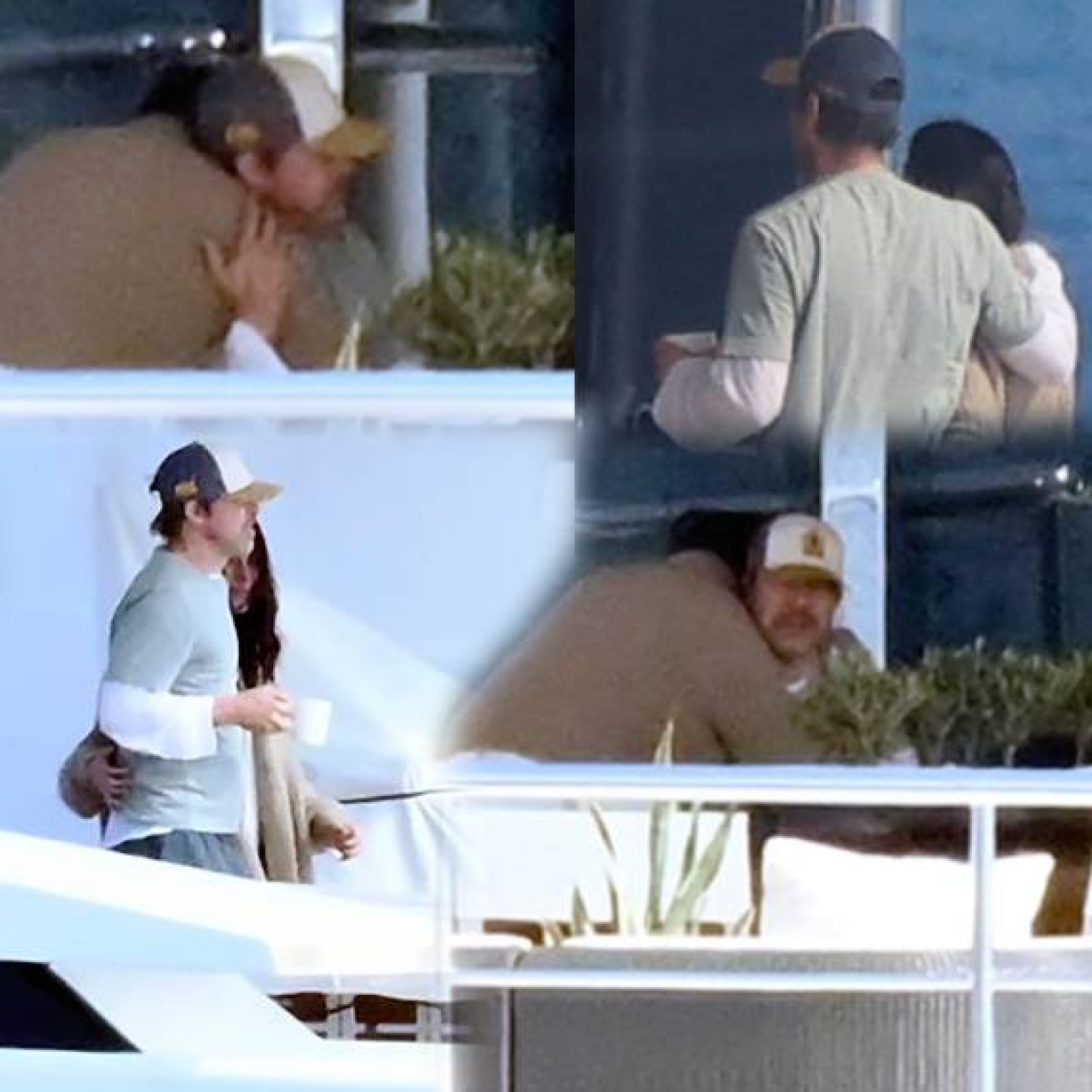 Lüks yatta sarmaş dolaş