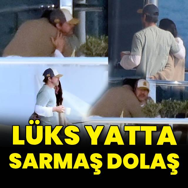 Lüks yatta sarmaş dolaş