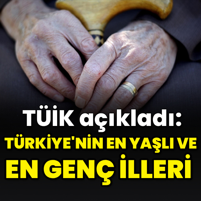 Türkiye'nin en yaşlı ve en genç illeri açıklandı