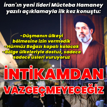 İran'ın yeni lideri Mücteba Hamaney, ilk kez konuştu