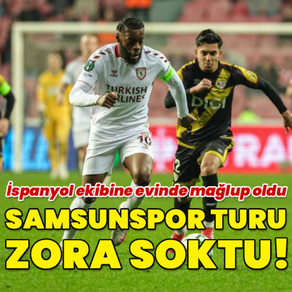 Samsunspor turu zora soktu!