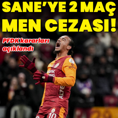 Sane'nin cezası açıklandı!