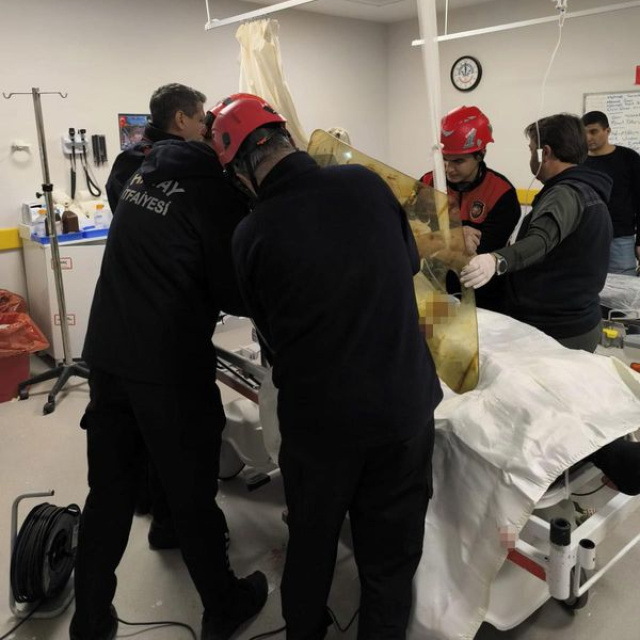 İtfaiye ekibi ameliyata girdi!