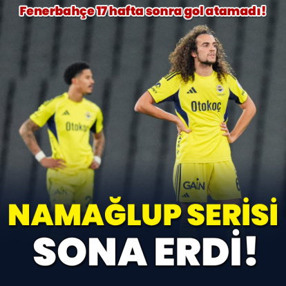 Fenerbahçe'nin namağlup serisi bitti!