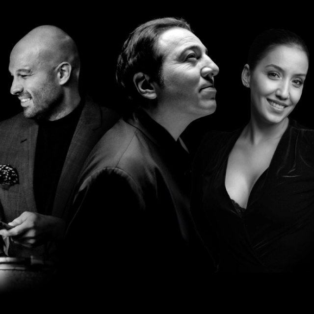 Fazıl Say, Görkem Ezgi Yıldırım ve Ferit Odman aynı sahnede