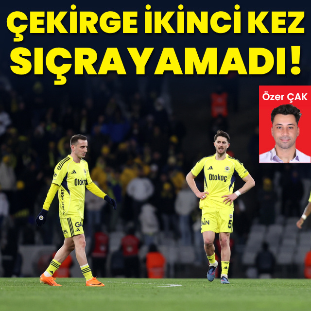 "Çekirge ikinci kez sıçrayamadı!"