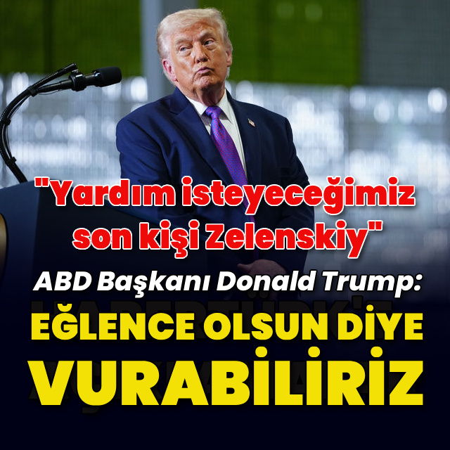 Trump: Eğlence olsun diye birkaç kez daha vurabiliriz