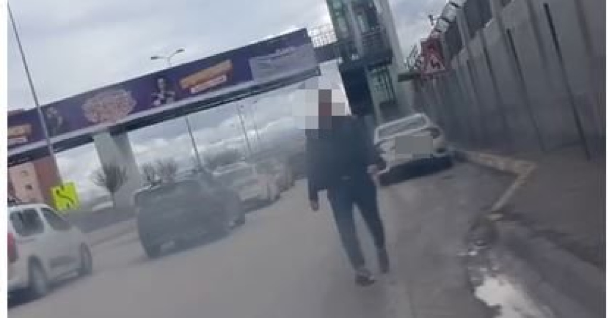 Fahri müfettiş, motokuryeyle darp etti