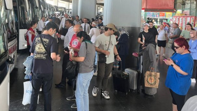 Bayram öncesi otobüs biletlerinin yüzde 90'ı tükendi