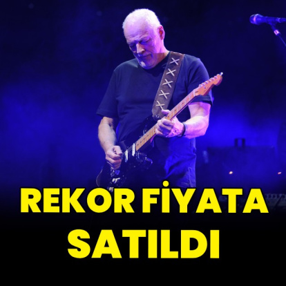 Pink Floyd'un gitarına rekor fiyat