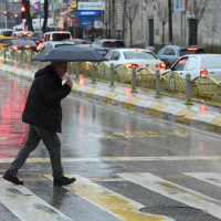 Sağanak yağmur ve kar var