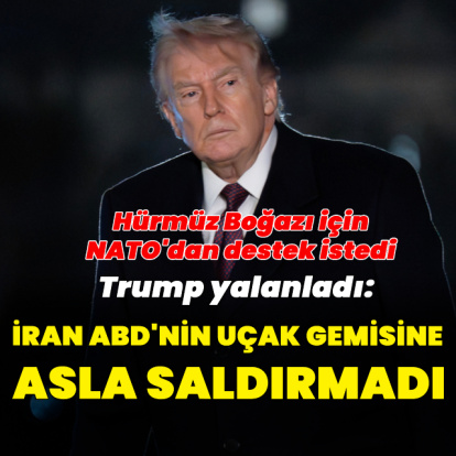 Trump: İran ABD'nin uçak gemisine asla saldırmadı