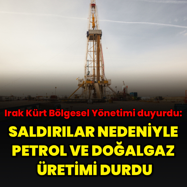 Saldırılar nedeniyle petrol ve doğalgaz üretimi durdu
