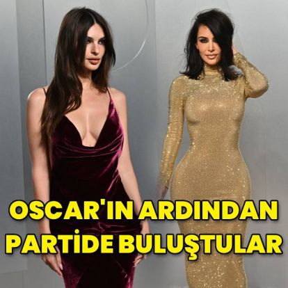 Oscar'ın ardından partide buluştular