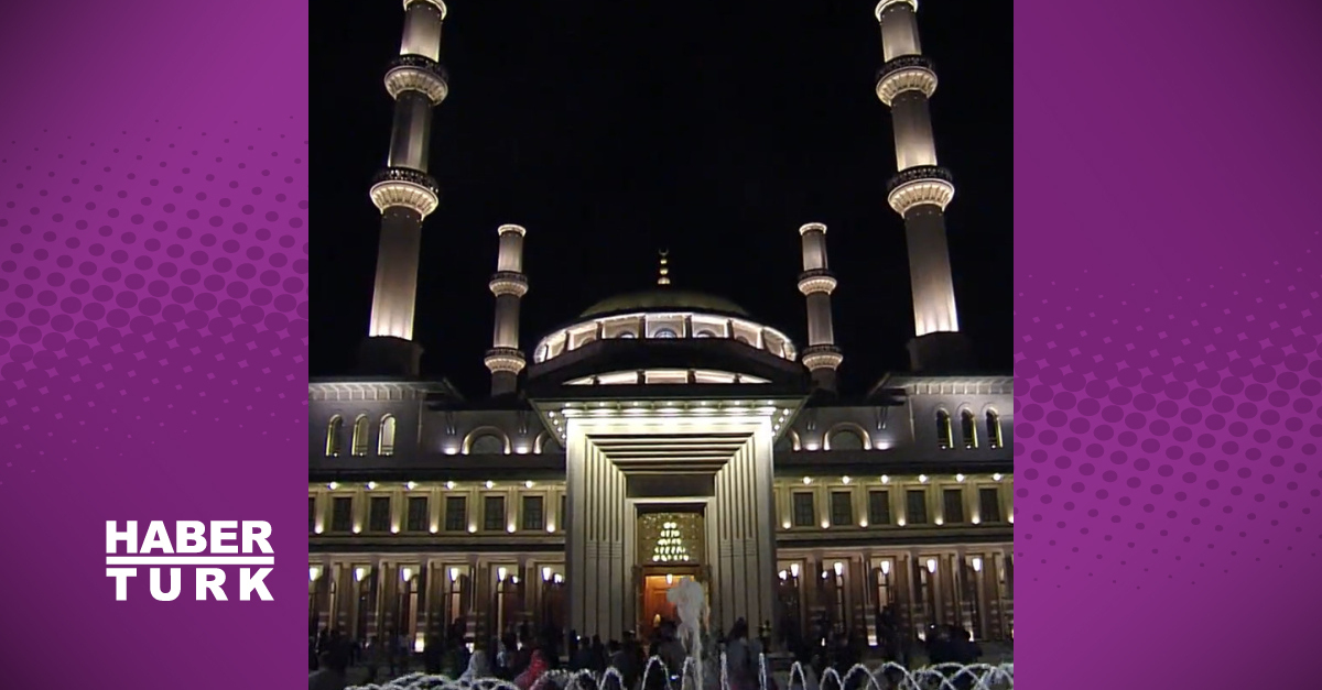 Millet Camii’nde Kadir Gecesi özel yayını