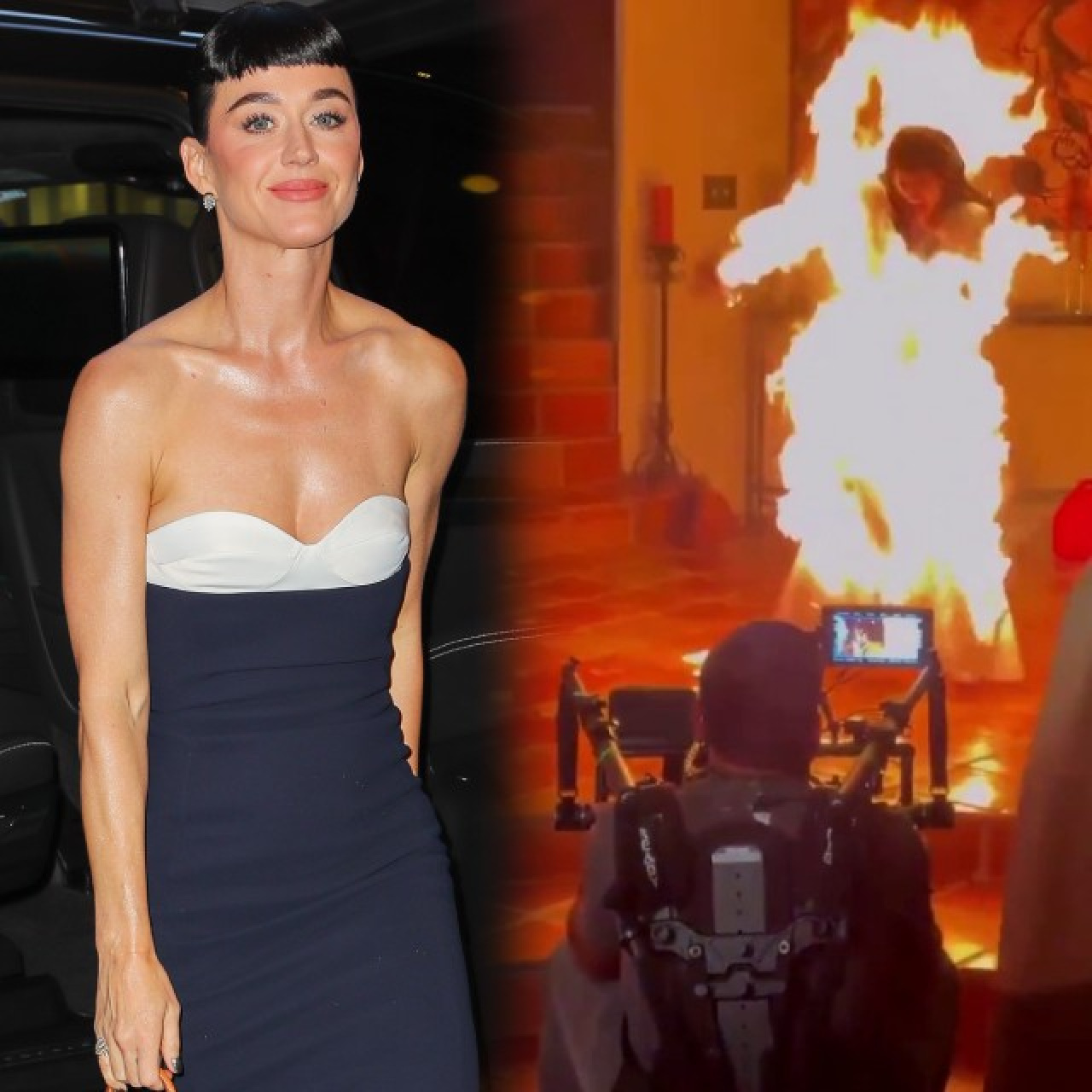 Alevler içinde kaldı