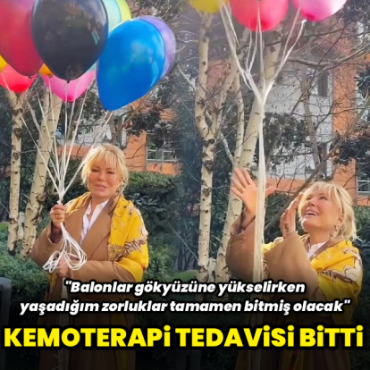 Kemoterapiyi tamamladı