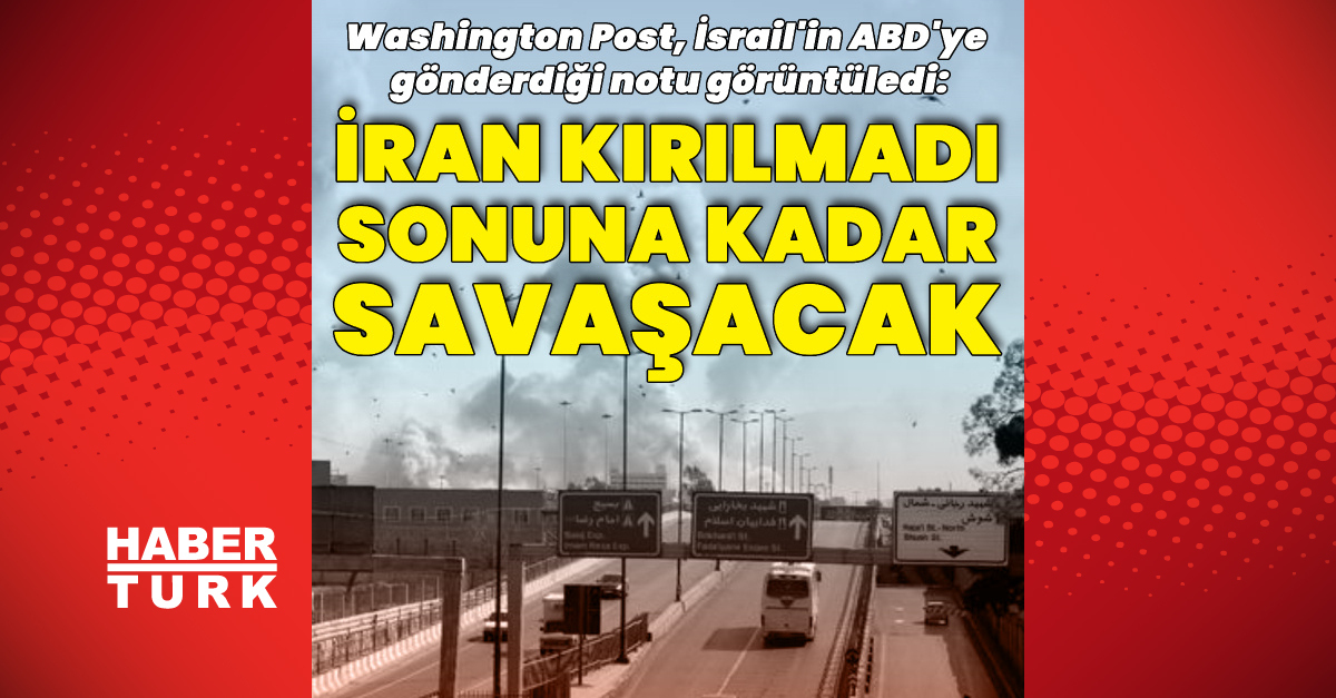 İsrail, İran'ınkırılmadığı vesavaşmaya hazır olduğu