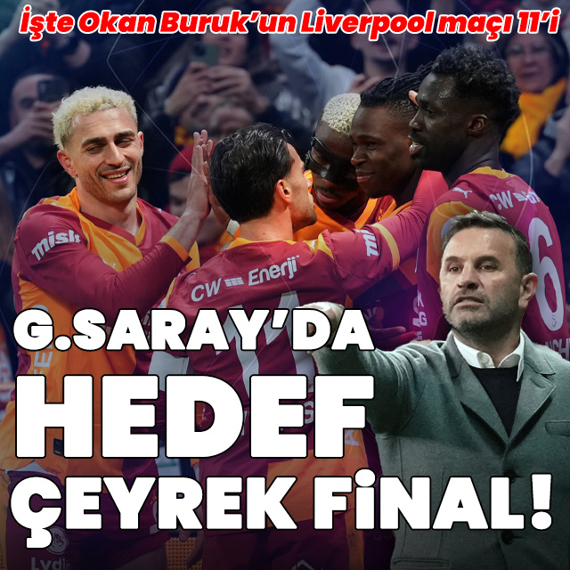 Galatasaray'da hedef çeyrek final!