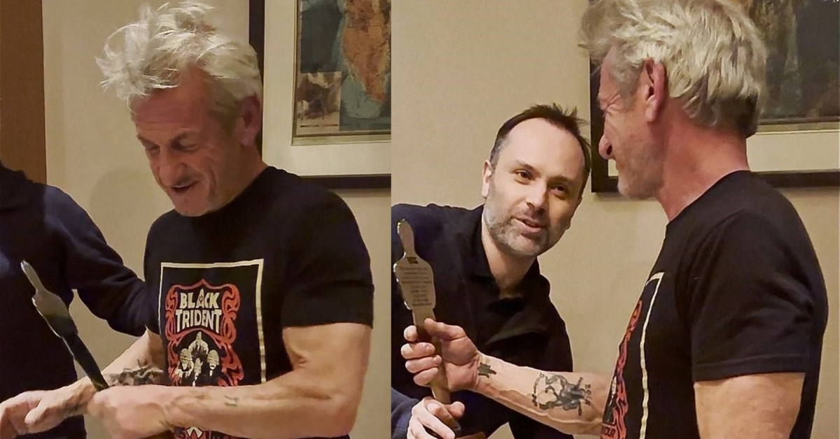 Sean Penn'ın Ukrayna'daki özel Oscar ödülü