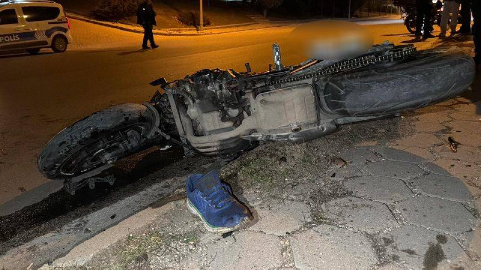 1 aylık evli adam motor kazasında öldü