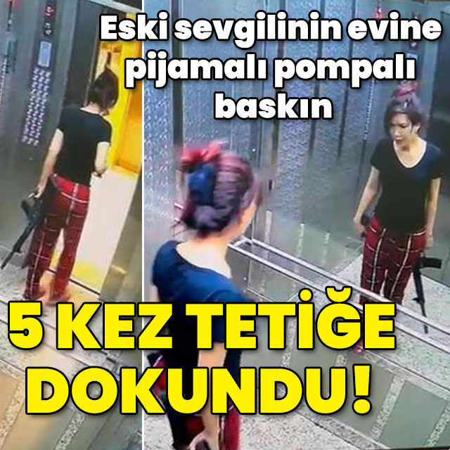 Eski sevgilinin evine pijamalı pompalı baskın! 5 kez tetiğe bastı!