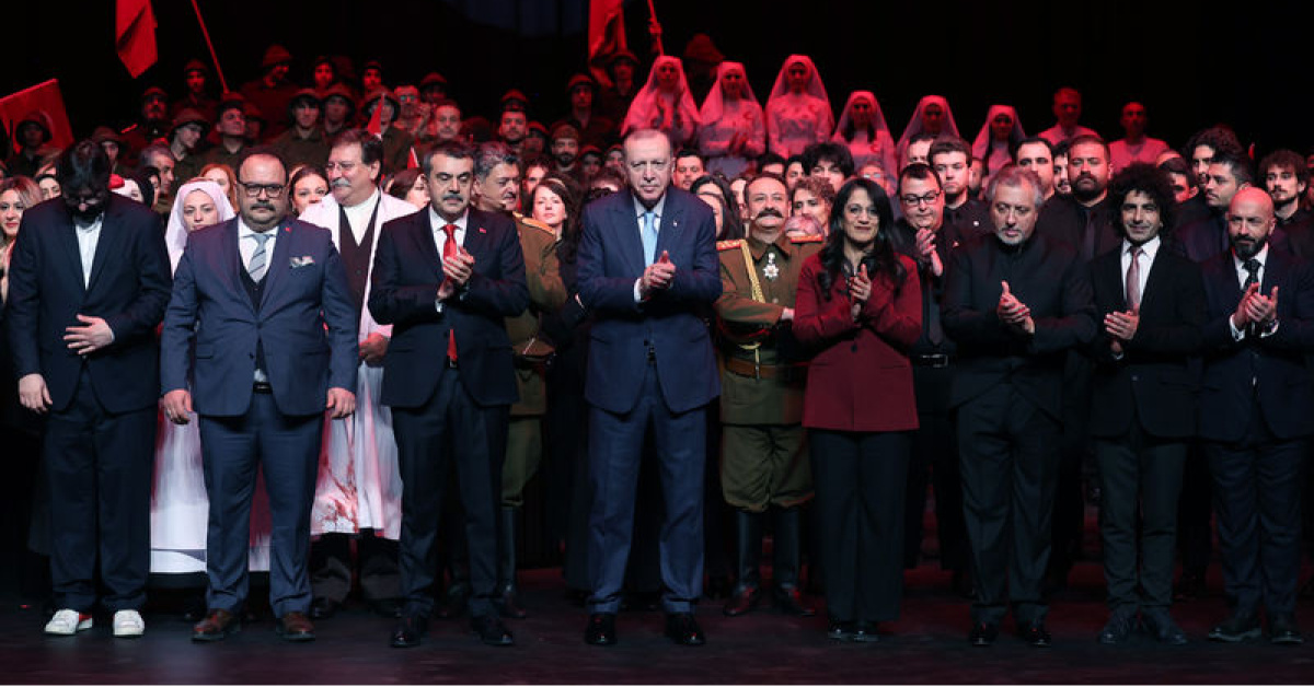 Şüheda 1915 tiyatro oyunu Cumhurbaşkanlığı Külliyesi'nde sahne oldu