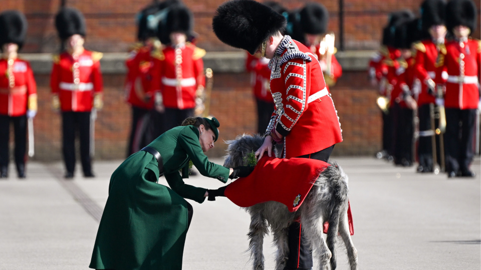 Prenses Kate maskot köpeği unutmadı