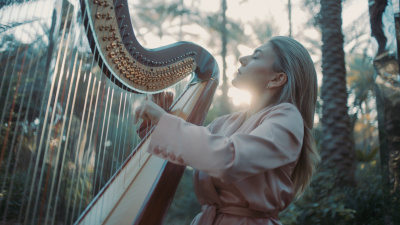 Güneş Hızlılar'dan AKM'de arp resitali