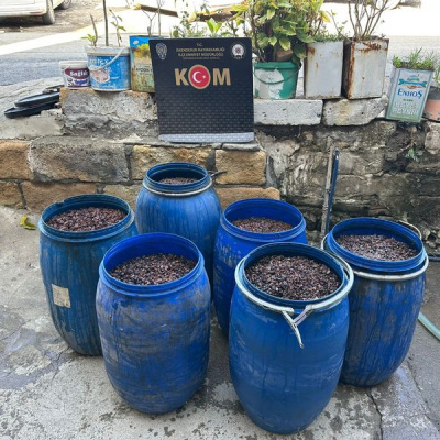 790 litre kaçak alkol ele geçirildi