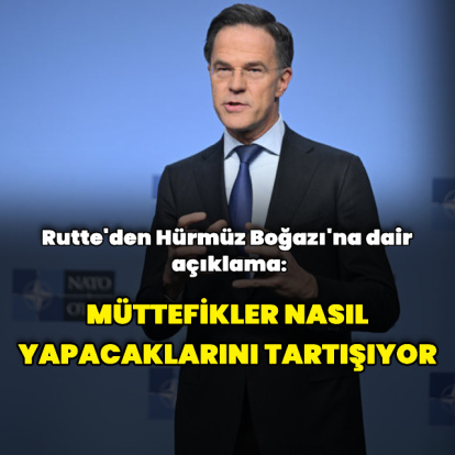 Rutte'den Hürmüz Boğazı açıklaması