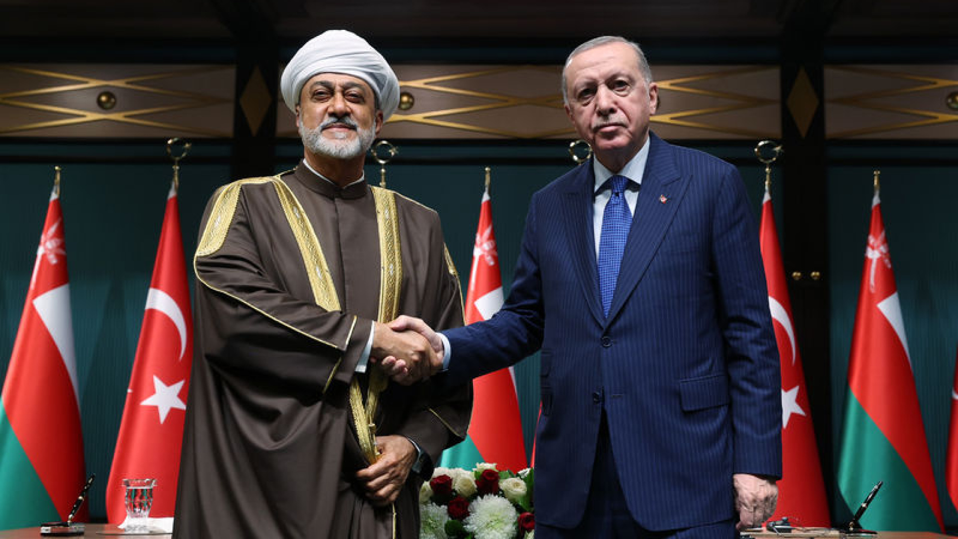 Cumhurbaşkanı Erdoğan, Umman Sultanı ile Bölgesel Güvenlik Görüşmesi Yaptı