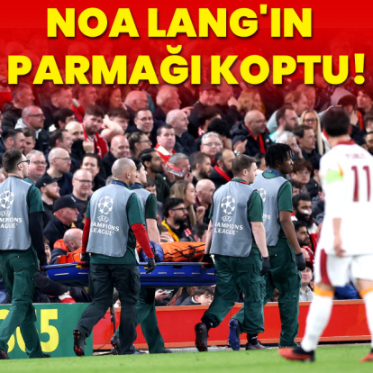 Galatasaray'da Lang'ın talihsiz anı: Parmağı koptu!
