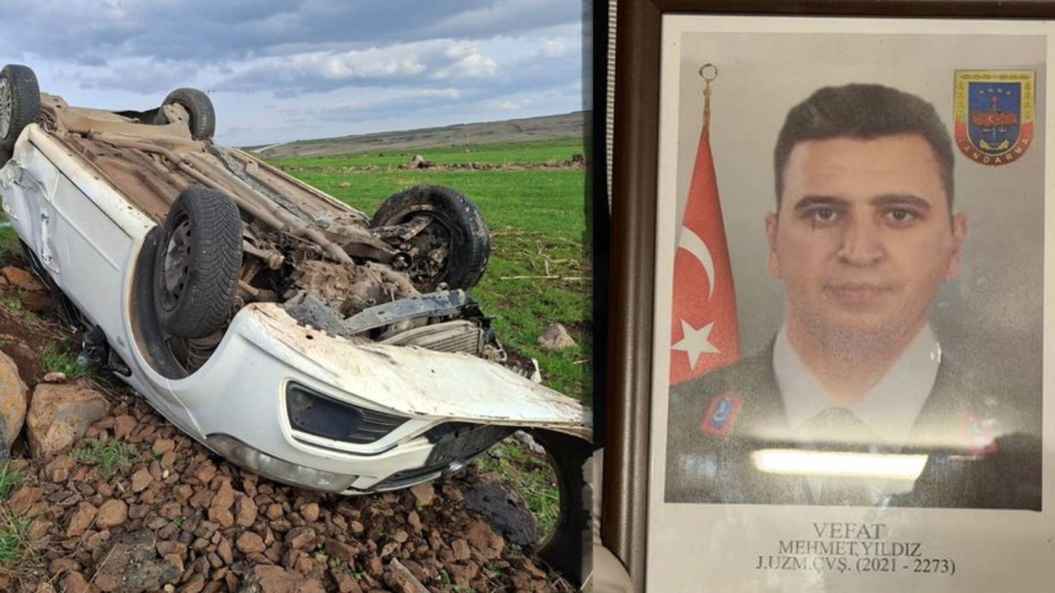 Uzman çavuş kazada hayatını kaybetti