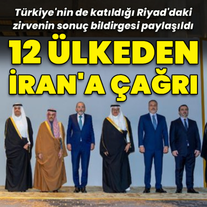 12 ülkeden ortak bildiri: "İran'a saldırıları durdur" çağrısı