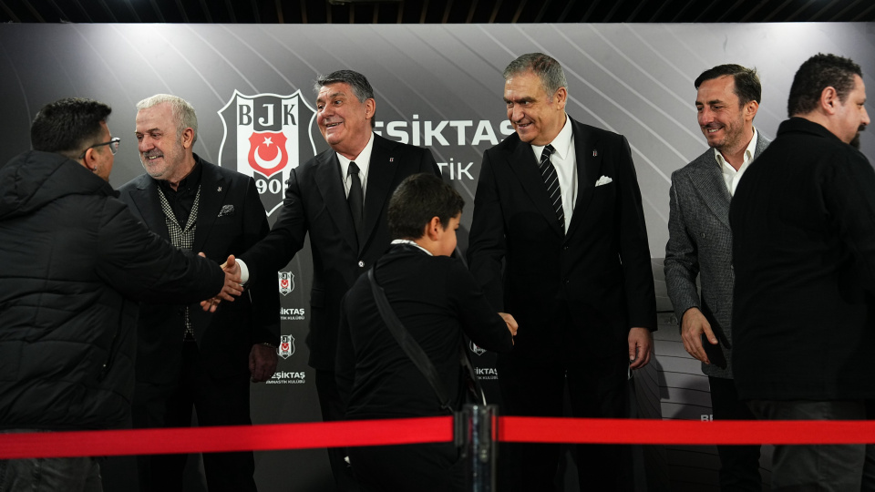 Beşiktaş'ta bayramlaşma töreni yapıldı!