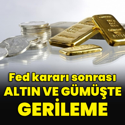 Altın ve gümüşte düşüş