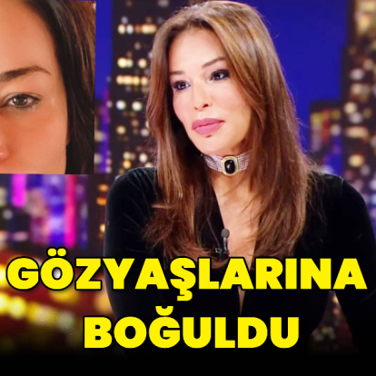 Gözyaşlarına boğuldu