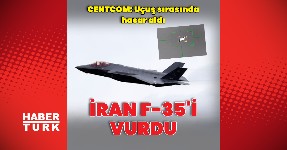 İran F-35 Uçağı Vurdu, ABD Üssüne Iniş Yaptı