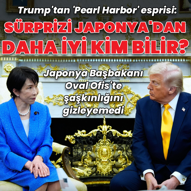 Trump'tan 'Pearl Harbor' esprisi