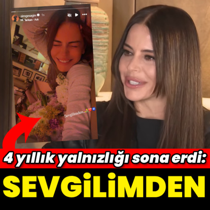 "Sevgilimden!"