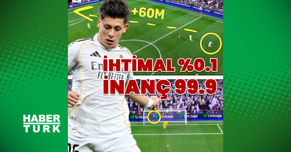 Arda Güler'in 68.6 metrelik gol LaLiga'darekor kırdı