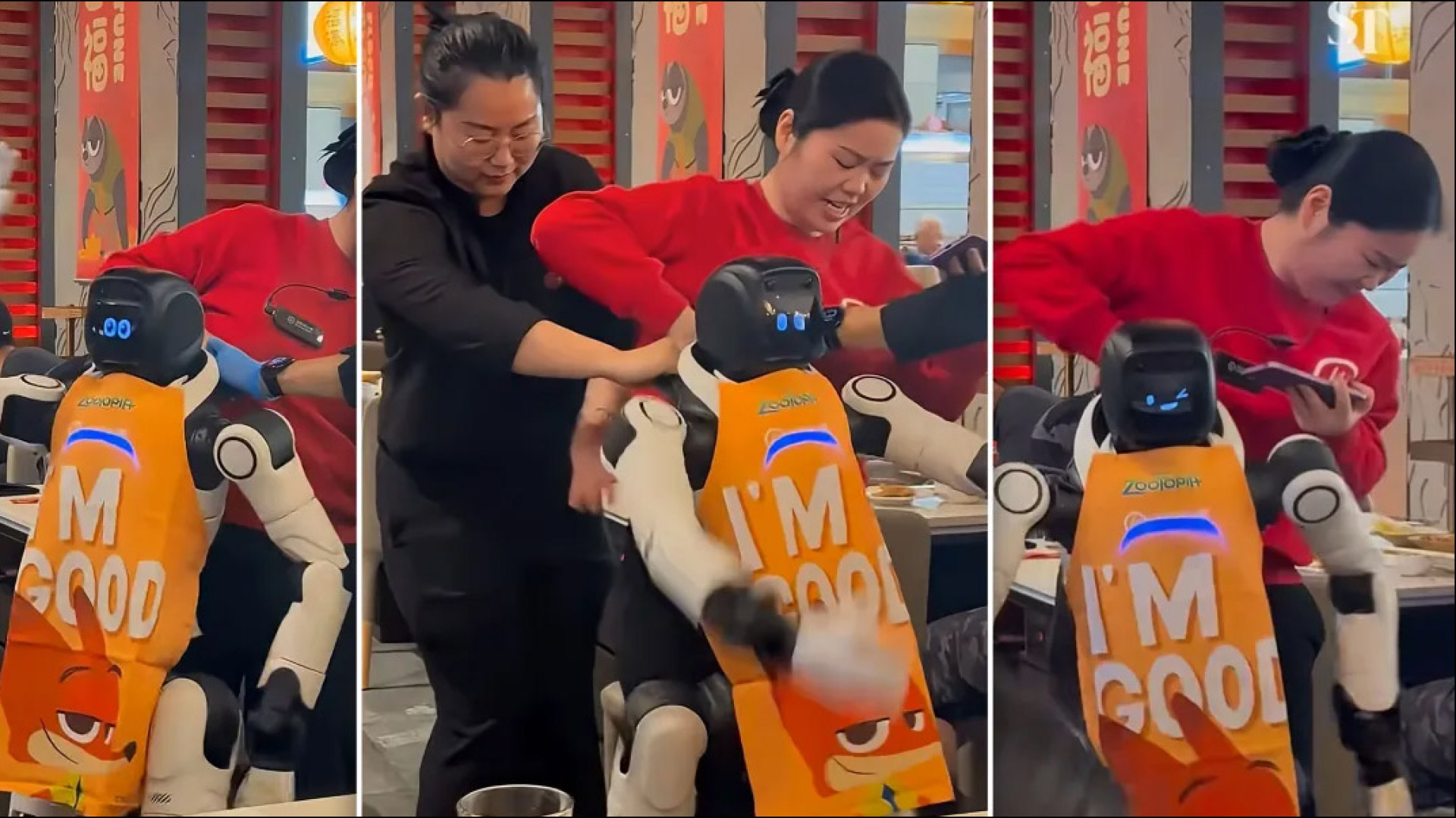 Dans eden robot restoranda kontrolden çıktı, çalışanlar zor zapt etti! - Teknoloji Haberleri