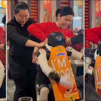 Dans eden robot kontrolden çıktı!